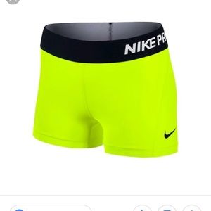 nike pro neon